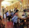 Nous aimons beaucoup les grands cafés: ici le  café Louvre