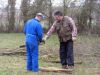 Robert est venu aider Jean Marie le dernier jour.
