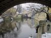 Prague vue sous le pont Charles