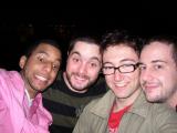 Simon, Nico, Joris et Mathieu, dernière soirée à Polytech'Tours