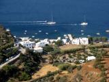 Port de Klima vu du sentier