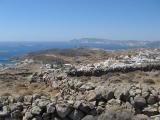 vue gÃ©nÃ©rale de Kimolos depuis les moulins