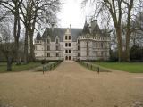 Le château d'Azay-le-Rideau, vu de derrière