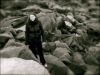 Balade dans les rochers, sous la pluie