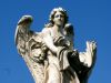 Détail d'une statue sur le pont Sant Angelo